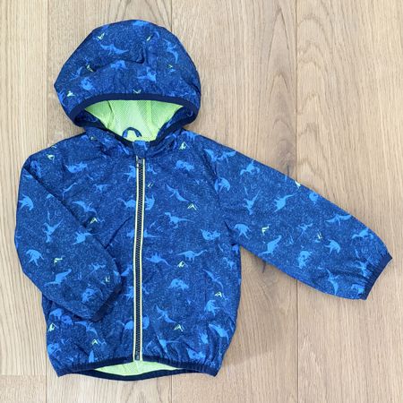 Kinderjacke Grösse 80 blau Dino Muster guter Zustand