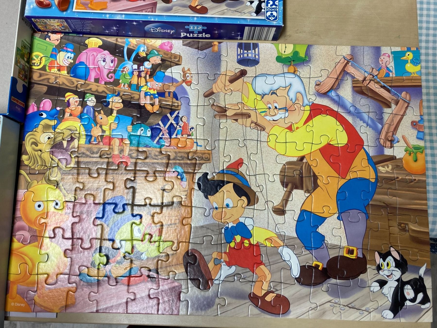 Disney Puzzle: Pinocchio Puzzle 112-tlg – Usato da Reinach BL venduto da Loma8