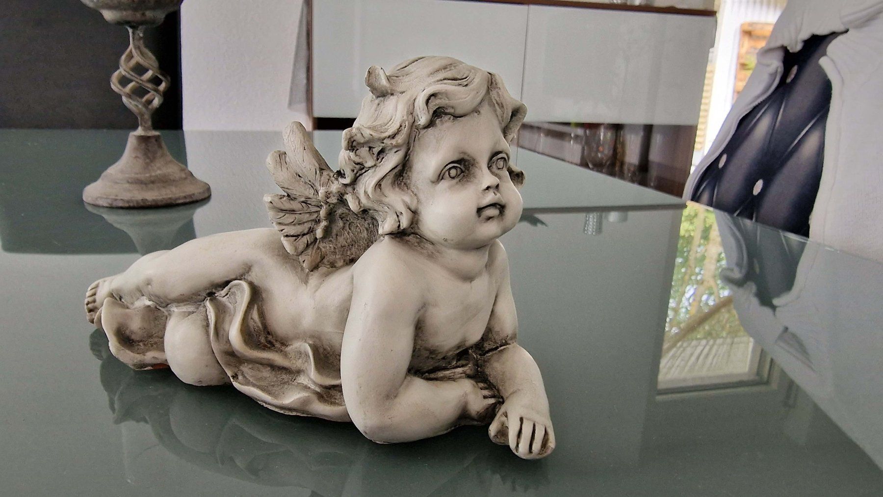 Statuette: Schöner Engel liegend – Usato da Wil  AG venduto da Kfloh