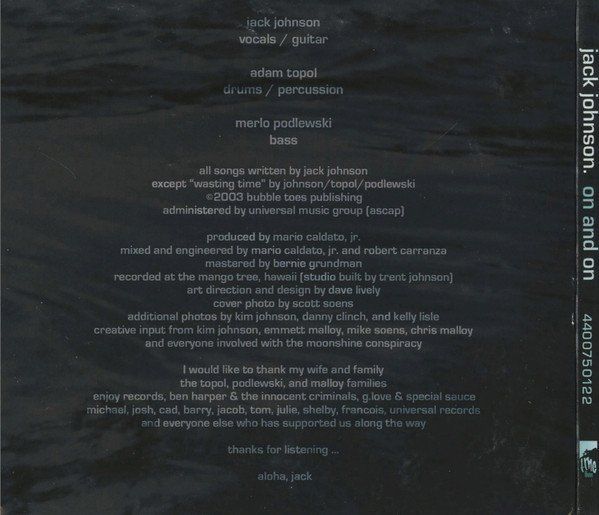 CD: Jack Johnson ON AND ON CD – Usato da Kandergrund venduto da Sososo 3