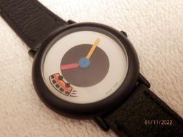 Reisebusmotiv, Designer Uhr, Quartz, 35mm, Unisex, neuwertig