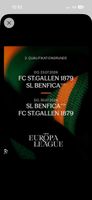 Fcsg Benfica Lissabon Europaleague Qualifikation 2. Runde