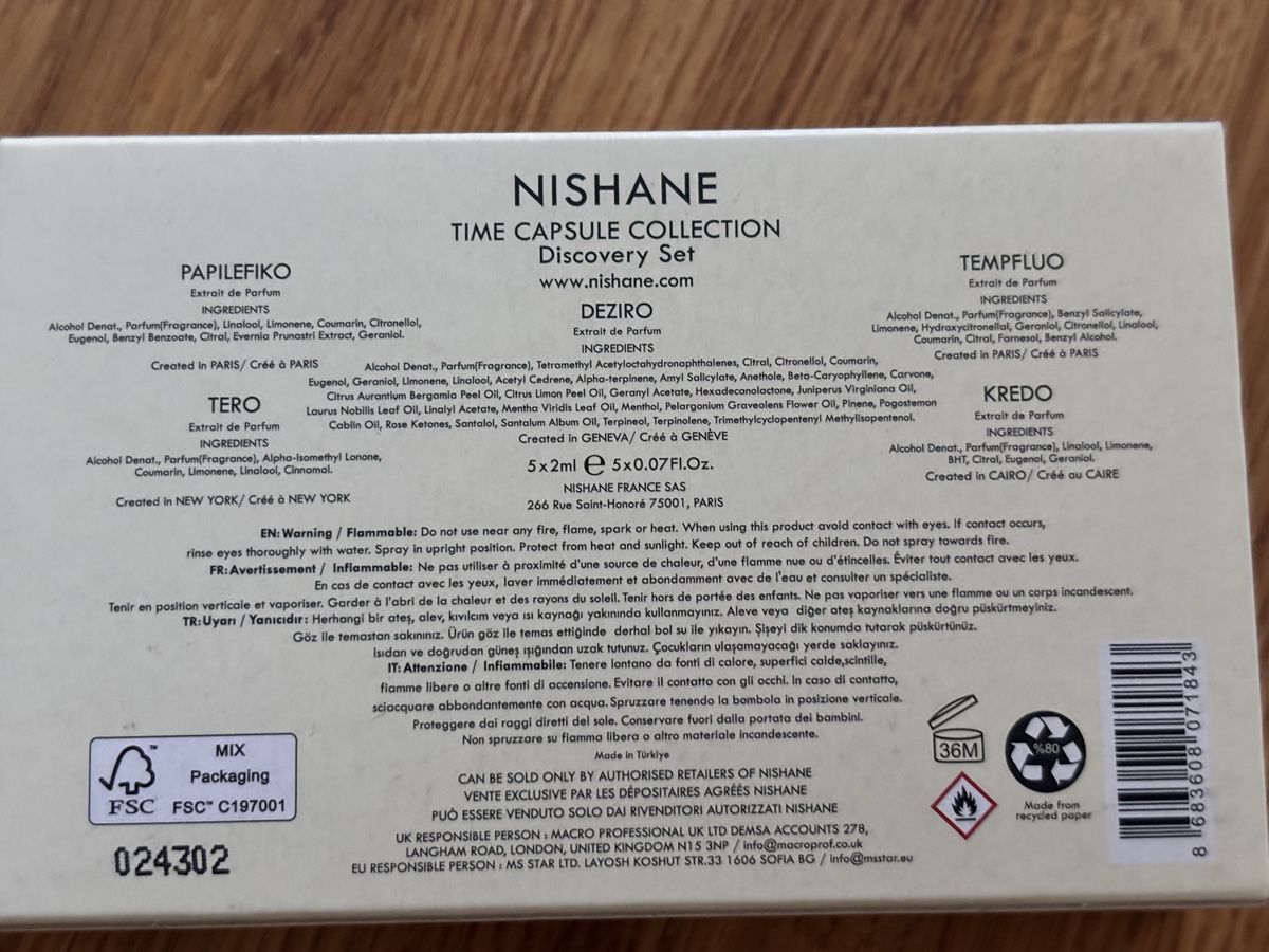Nishane Parfums & Eau de Toilette: Nishane Time Capsule Collection Discovery Set  – D'occasion à Zürich par Thetimtam 2