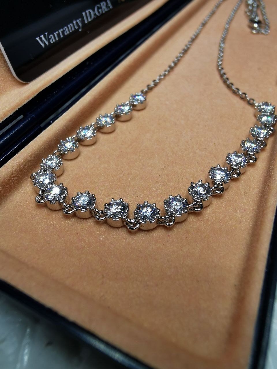 Catenine: Collier avec diamants de moissanite de 1,9 ct GRA – Nuovo e nell'imballaggio originale da Reconvilier venduto da Tsma67 3