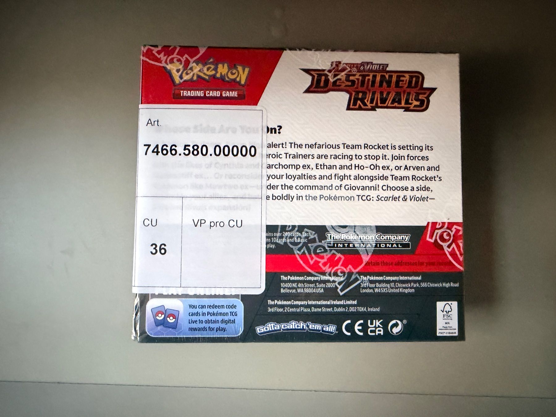 Pokémon Sammelbilder & Trading cards: Destined Rivals BoosterBox Sealed – Neu und originalverpackt aus Rüti ZH von Staymad 3