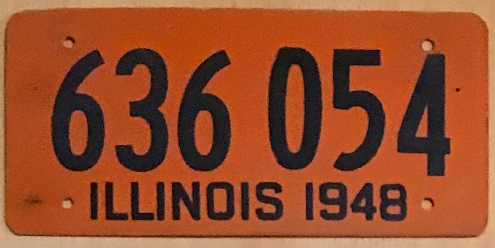 Insegne: Autonummer USA - Illinois – Usato da Wolfhalden venduto da 19651979