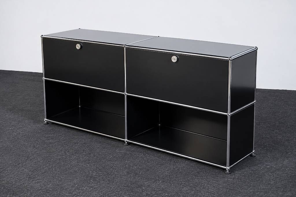 Regale: USM Haller Sideboard 2x2 - schwarz – Gebraucht aus Zürich von nik_7nmg