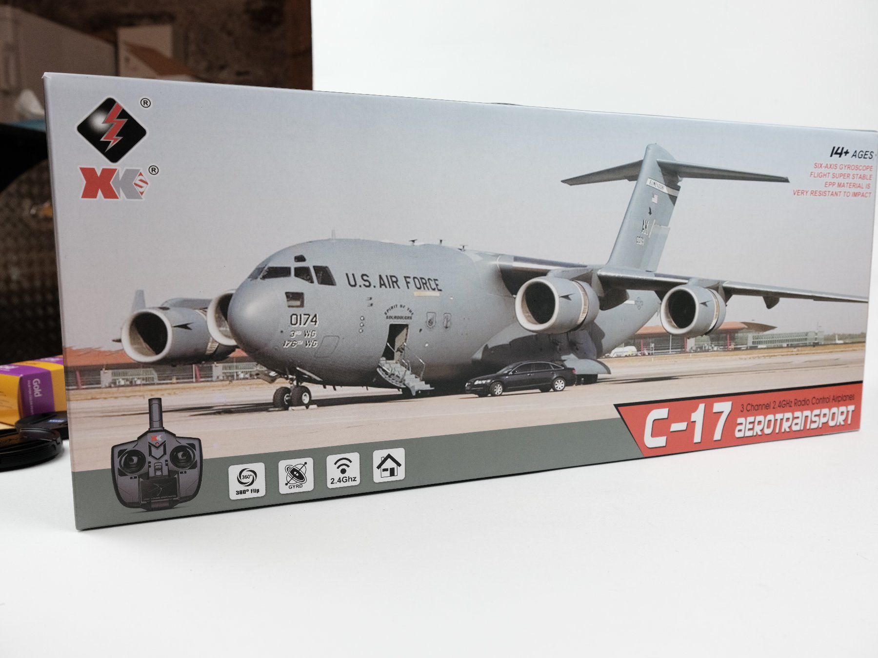 Modellismo RC: RC- Anfänger Flugzeug mit Steuerung / Globemaster C-17 – Nuovo e nell'imballaggio originale da Bern venduto da Xtralite 4