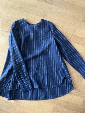 COS Bluse Tunika Gr. 36 / 38 S M gestreift, 100% Wolle
