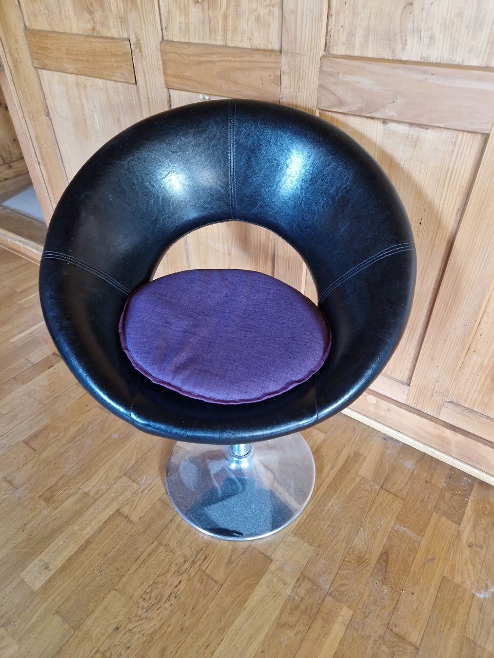 Stühle: Stuhl- Sessel Schwarz-Chrom – Gebraucht aus Triengen von KittyKat6