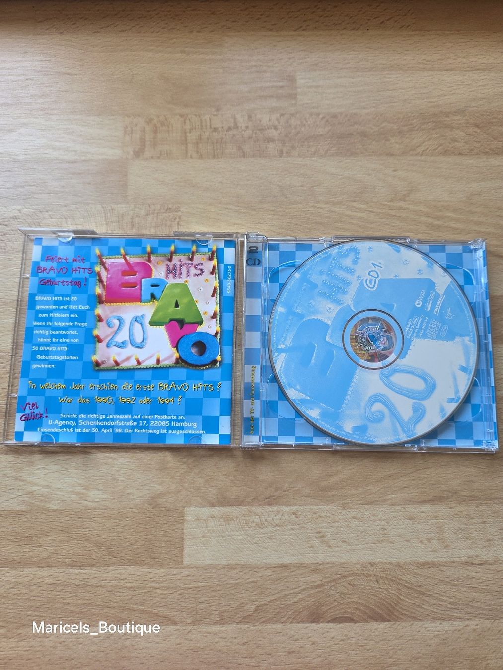 CD: BRAVO Hits Vol 20 CD 2CD Diverse Komponisten – Usato da Winterthur venduto da Maricels_Boutique
