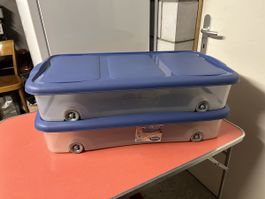 Tontarelli Stock-Box Aufbewahrungsbox mit Rollen 80x40x15cm 