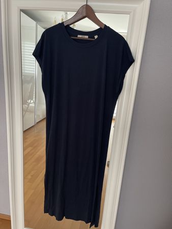 Sommerliches, dunkelblaues T-Shirt Kleid M