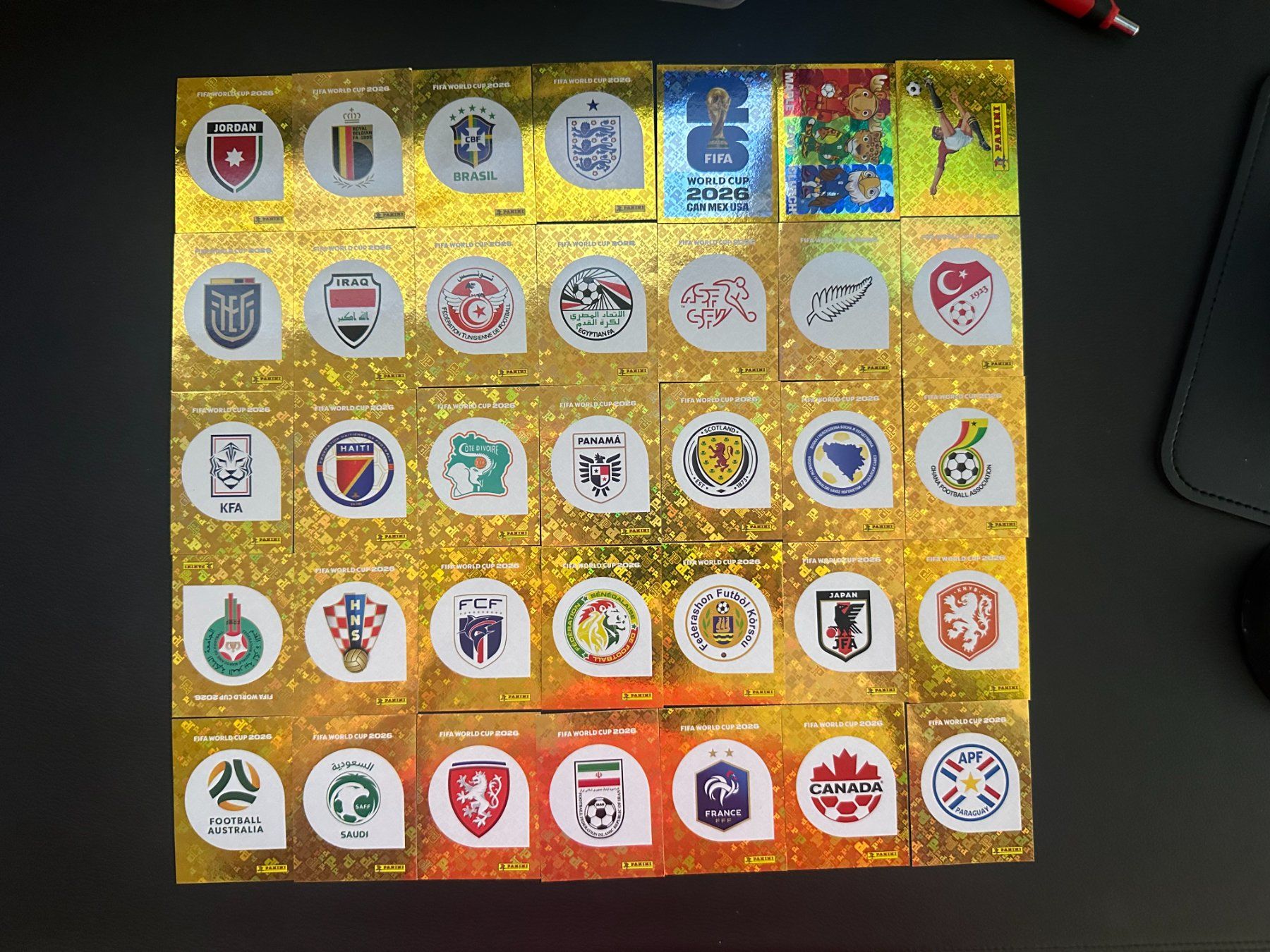 Panini Sammelbilder & Trading cards: WM 2026 Paninibilder Wappen – Neu (gemäss Beschreibung) aus Zürich von Valtoni