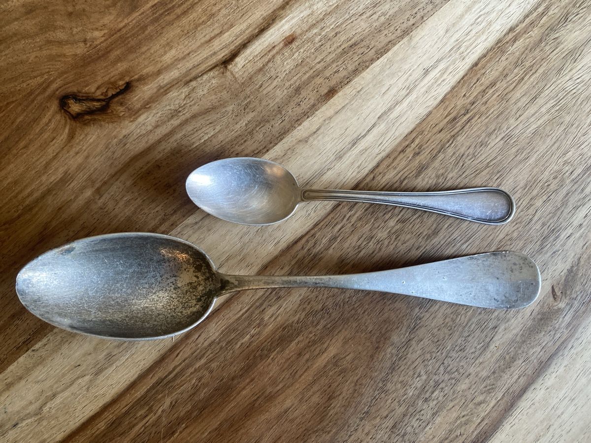 Cuillères: 2 Löffel 800 Silber – D'occasion à Thörishaus par luc_nsv9