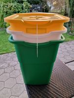 Recycling-Sammelboxen grün/gelb/weiss 35l