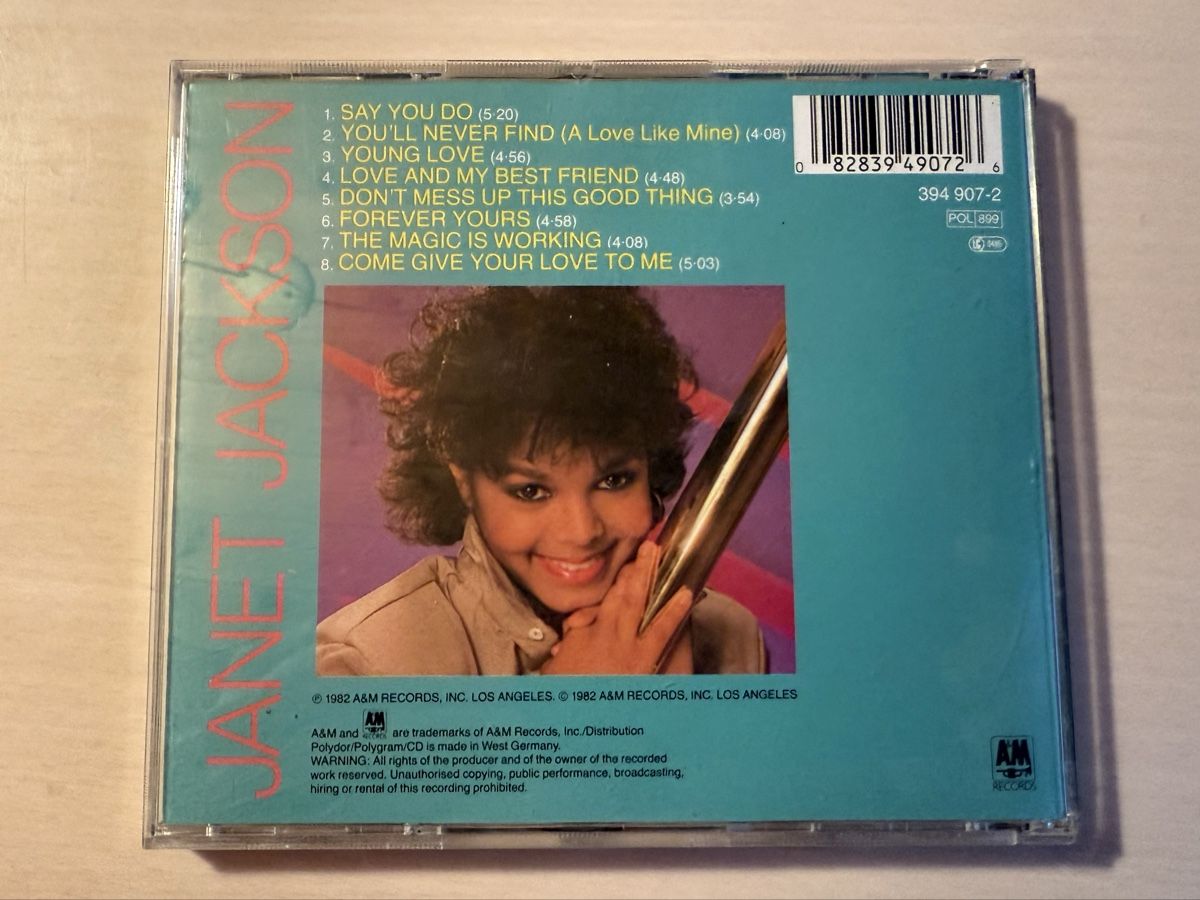 CD: Janet Jackson CD  1982 (Selten) – Usato da Oberried Brienz venduto da Chyara 1