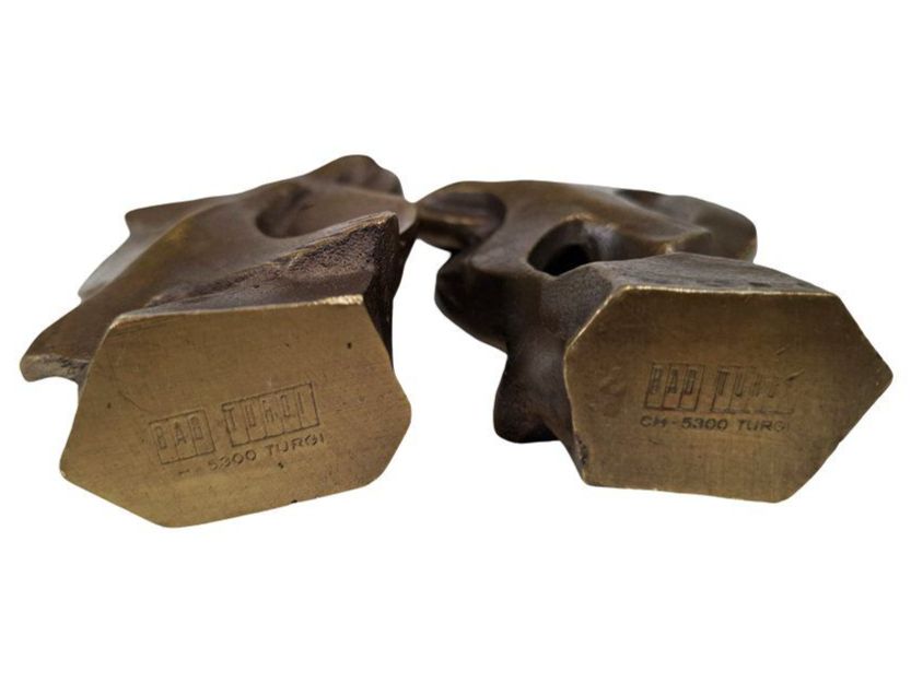 Bag Turgi Figuren: BAG TURGI Bronzefigur Vogelflug 2er-Set – Gebraucht aus Wil SG von Restwert_Wil 2