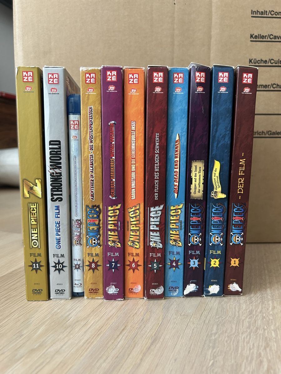 Tutti i DVDs: One Piece Filme DVD Blu-ray Sammlung 1-11 – Usato da Zürich venduto da JasminNebl 2
