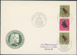 1953 - Pro Juventute - Zusammenhängende - FDC ET - Voll