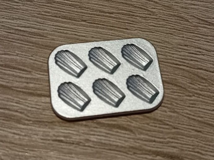Mini Kuchen, Madeleine Backform, Metall ca 2.1×1.5cm | Kaufen auf Ricardo