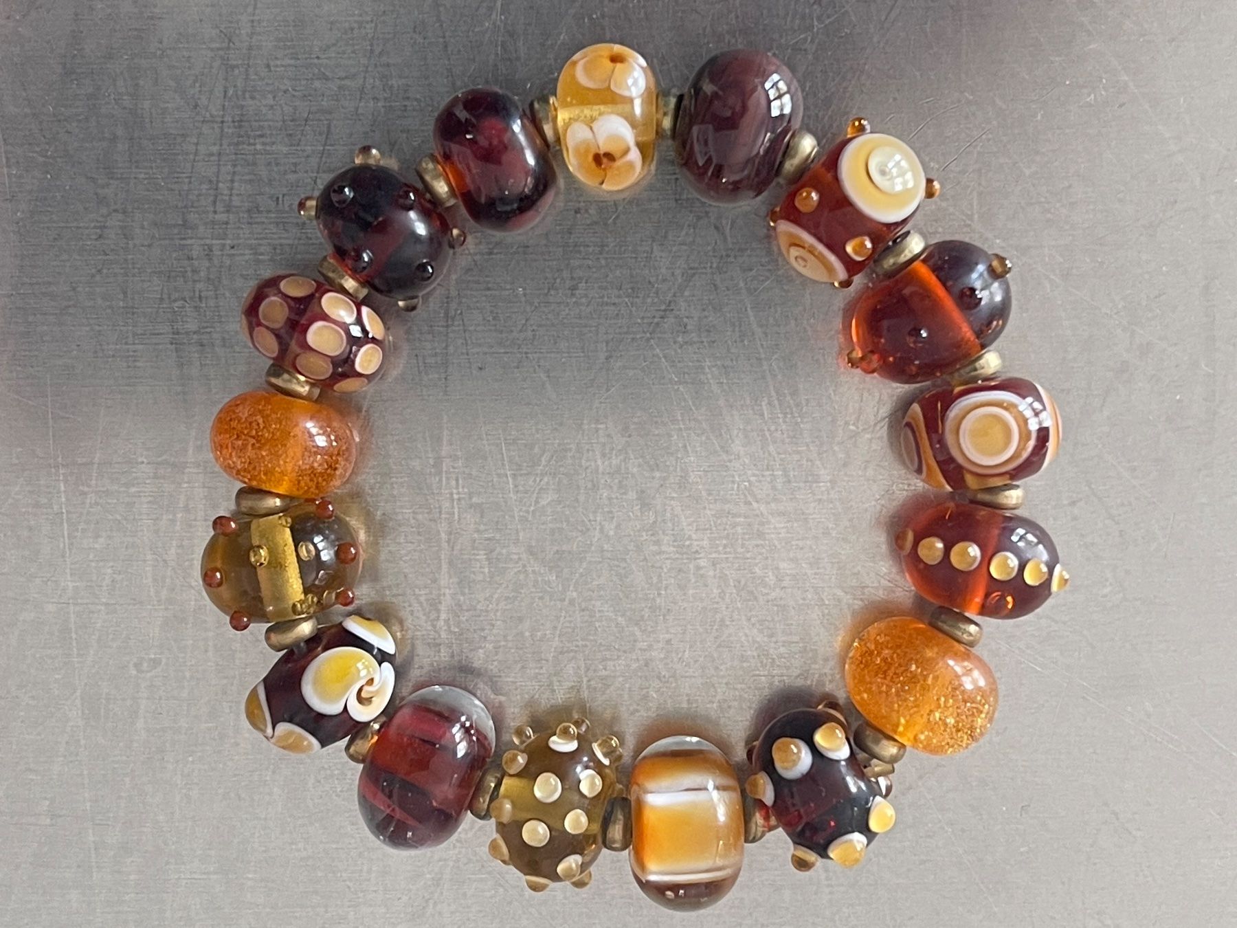 Bracciali & Braccialetti: 2 Wunderschöne Armbänder mit Glasperlen – Usato da Trin venduto da Plusminus2 1
