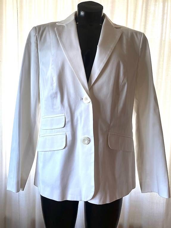 Peter Hahn Giacche: Blazer weiss von Peter Hahn – Nuovo (secondo la descrizione) da Reinach BL venduto da mar_9yy7