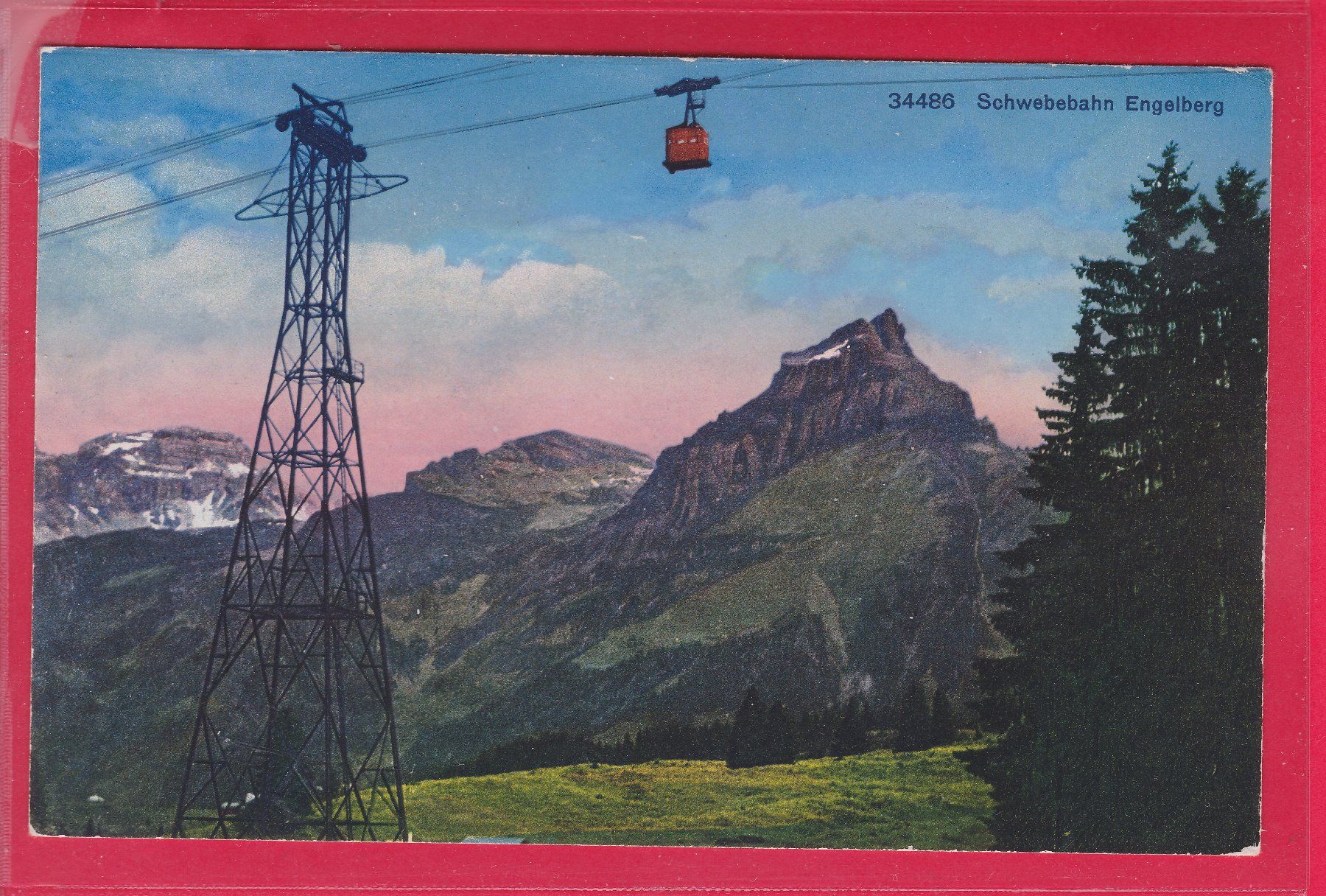 Cartoline postali: SCHWEBEBAHN ENGELBERG, 5.9.1960 – Usato da Oberrieden venduto da Gebirgsstelze