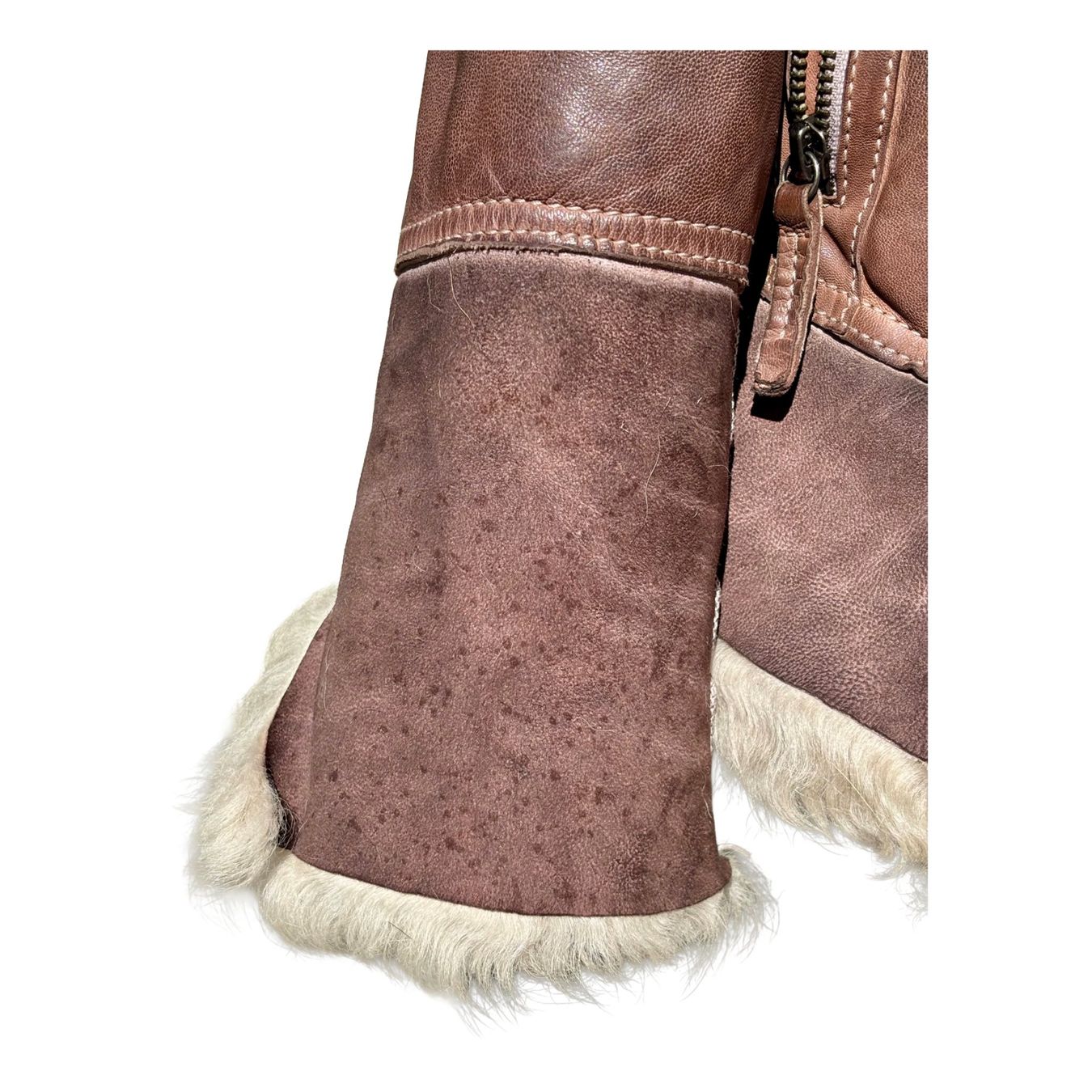 Giacche: Brown GMS-75 Shearling Leather Jacket (Size XS) – Usato da Arlesheim venduto da stmoritzbaby 5