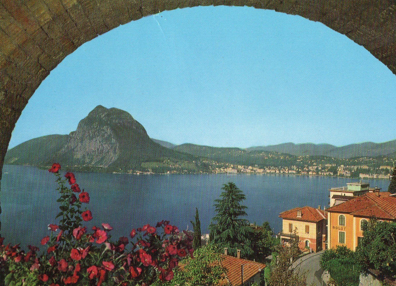Cartoline postali: Lugano – Usato da Melano venduto da pisonsdro
