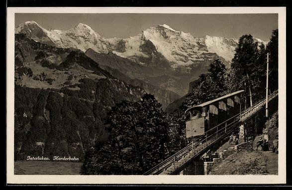 Cartes postales: AK Interlaken, Harderbahn, Bergbahn – D'occasion à Berlin par bartko-reher