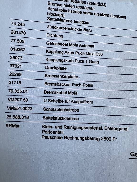 Ciclomotori: Puch Maxi N – Usato da Oberwangen b. Bern venduto da ChriguScheuner 3