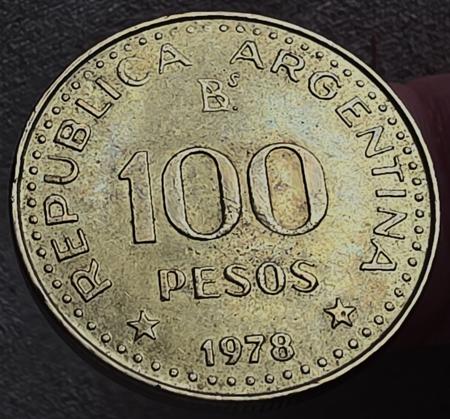 Tutti le monete: ARGENTINIEN 100 PESOS 1978 – Usato da Winterthur venduto da Creso70 1