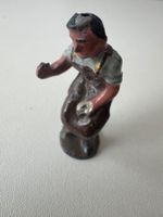 Uralter, seltener Hufschmied, Guss-Metall, H 5 cm, Britains