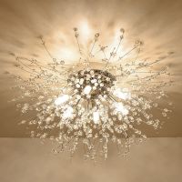 Moderne Kristall Deckenleuchte Deckenlampe Wohnzimmerlampe