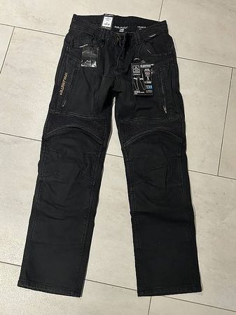 NEU! Motorrad Jeans Trilobite Germot Parado 32/32 schwarz