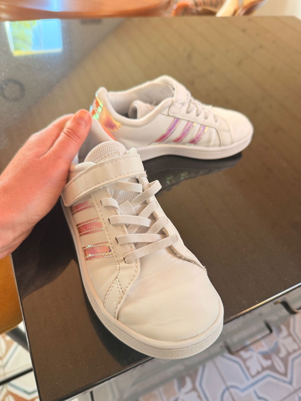Adidas Scarpe per ragazzi: Adidas Kinder Turnschuhe Sneaker Gr.32 – Usato da Dotzigen venduto da White_Warrior 1