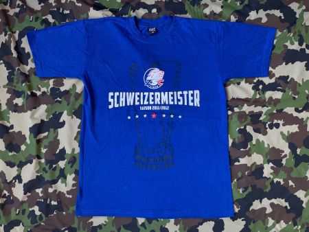 2012 ZSC T-Shirt Swiss Champion Sz S Zurich Hockey