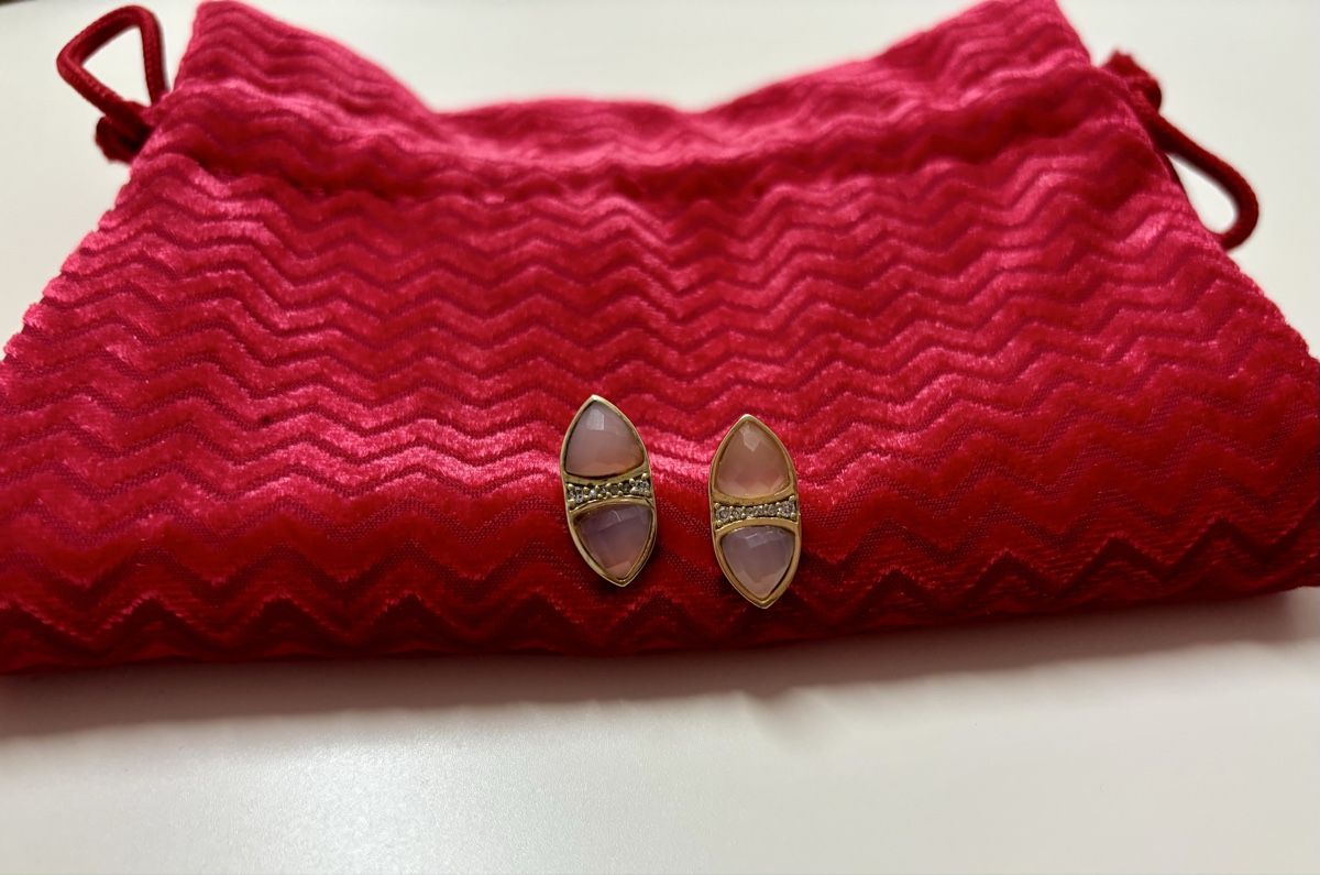 Boucles d'oreille: Ohrstecker Goldfarben mit Steinen – D'occasion à Baden par Tiffany6878 6