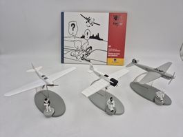 Avions Tintin - Collection 3 Avions figurines