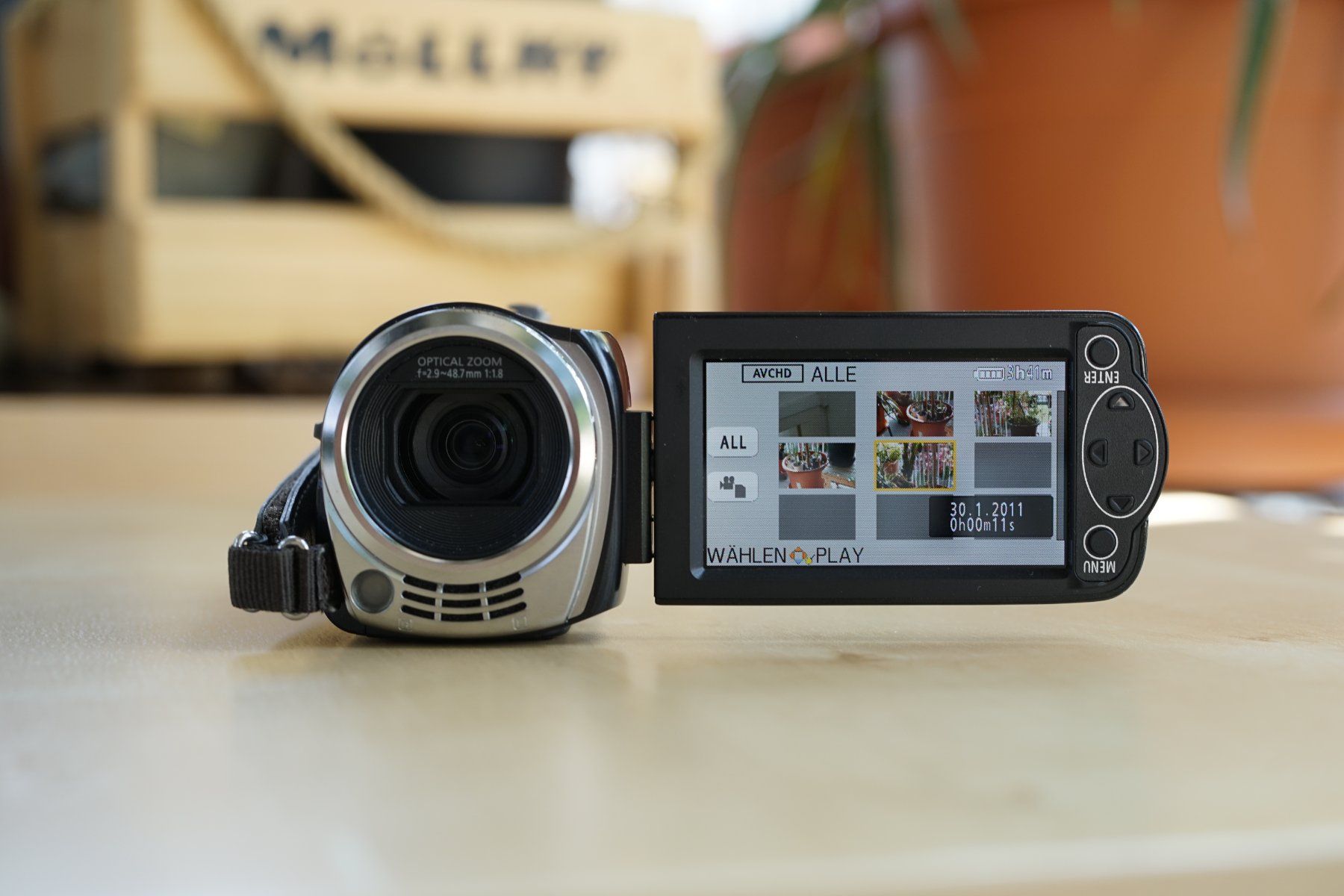 Panasonic Videocamere: panasonic hdc-sd40 handycam 16.8 optical zoom – Usato da Frauenfeld venduto da Camel16 7