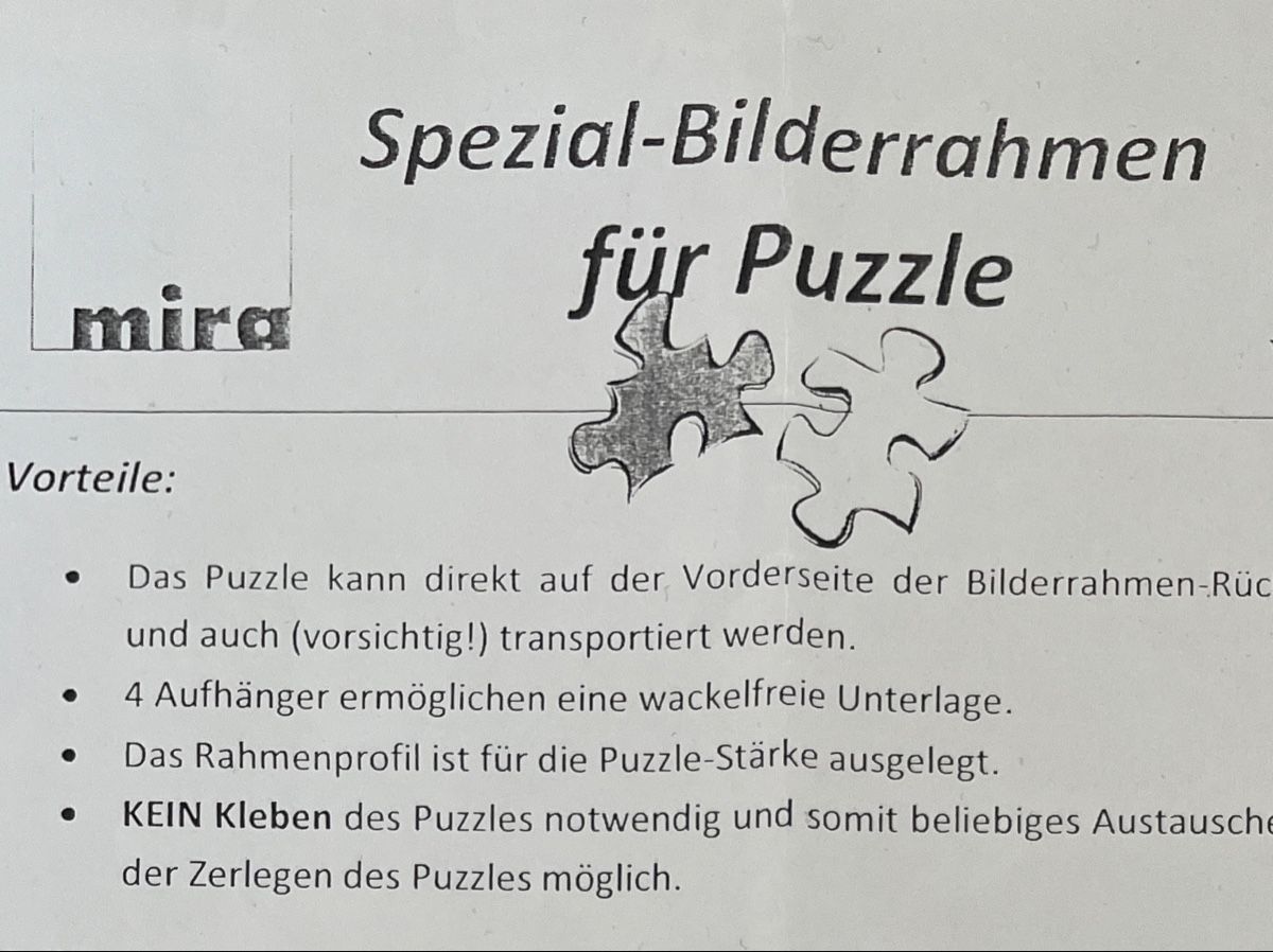 Cornici: Bilderrahmen für Puzzle 1000 – Nuovo (secondo la descrizione) da Suhr venduto da Occasion_2026 3