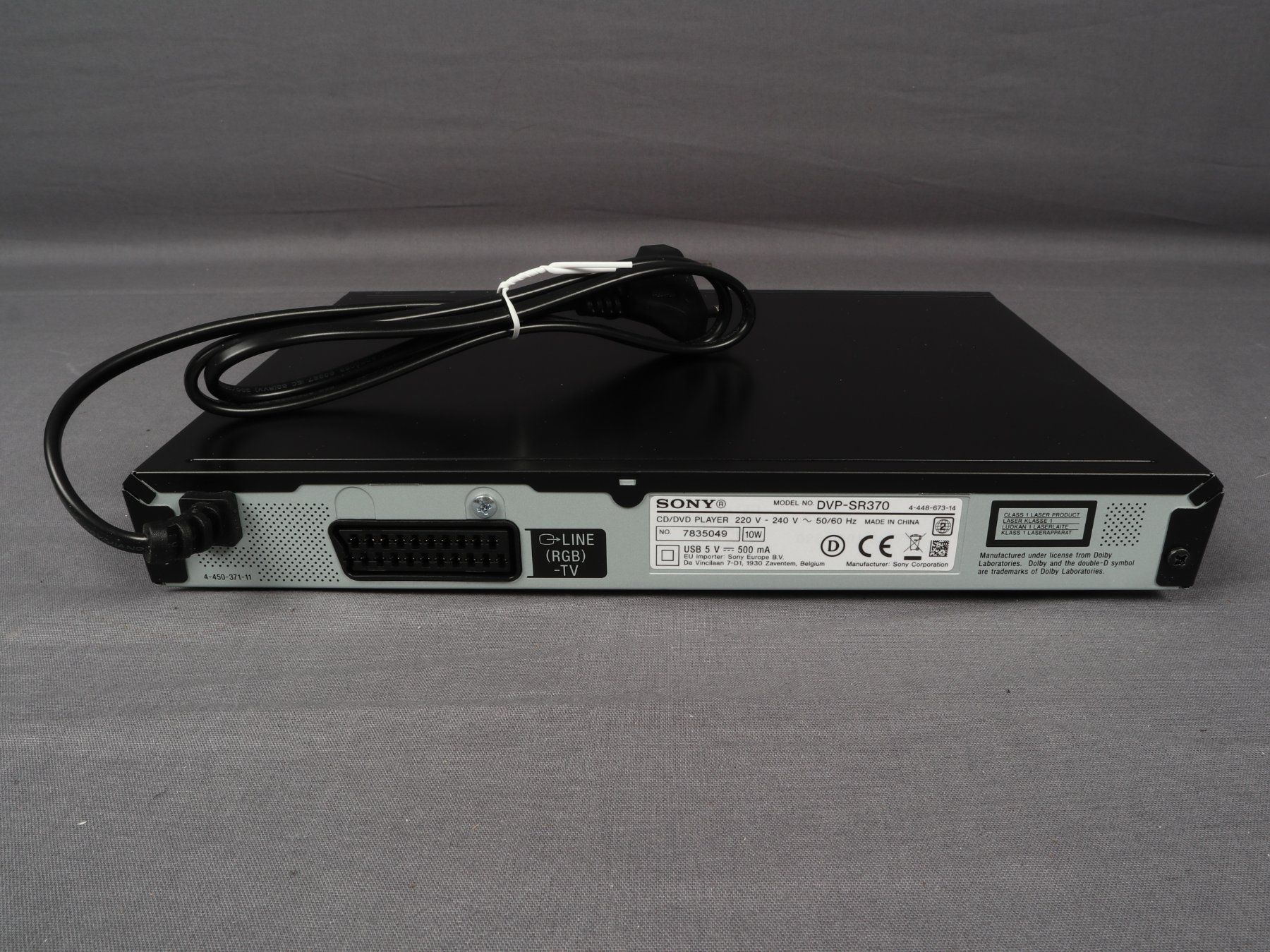 Sony Multimediaplayer & Streamer: SONY DVD Player DVP-SR370 – Neu (gemäss Beschreibung) aus Steinen von Restwert_Steinen 4