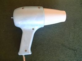 hellblauer Vintage Haarföhn TERMOFOR aus Phenoplast