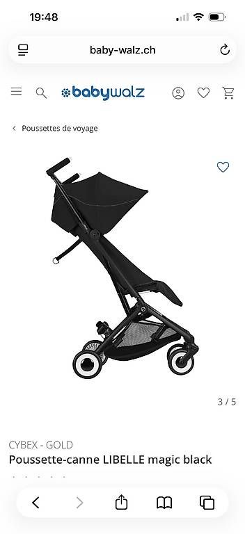 Kinderwagen: Poussette cybex Libelle noir  – Gebraucht aus Servion von tat_rpx8 4