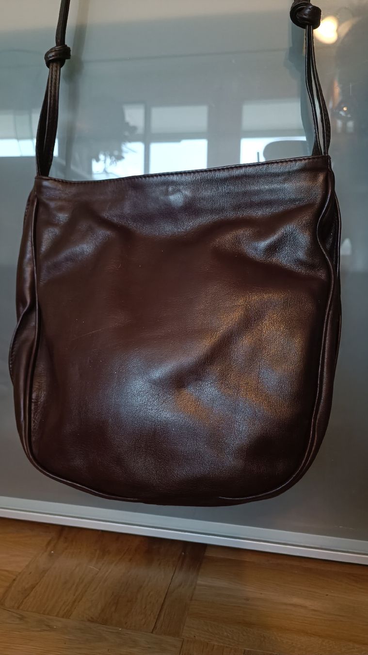 Taschen für Damen: Leder Handtasche, braun – Gebraucht aus Baden von zuppel 1