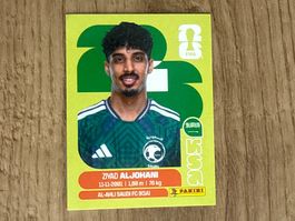 Panini FIFA WM 2026 Sticker Ziyad AlJohani KSA 10