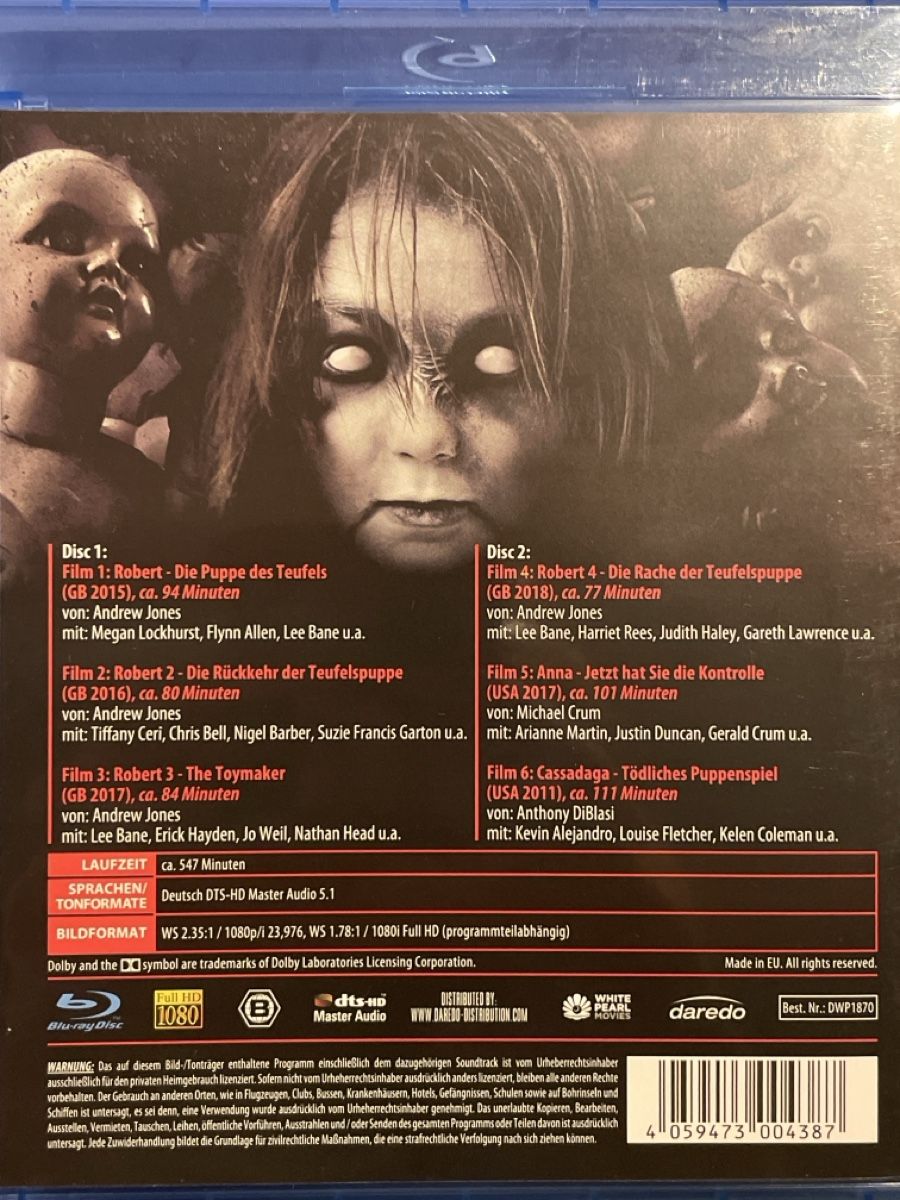 Alle DVDs: Puppet Horror - Box Edition – Gebraucht aus Waldenburg von Gonzo8 1