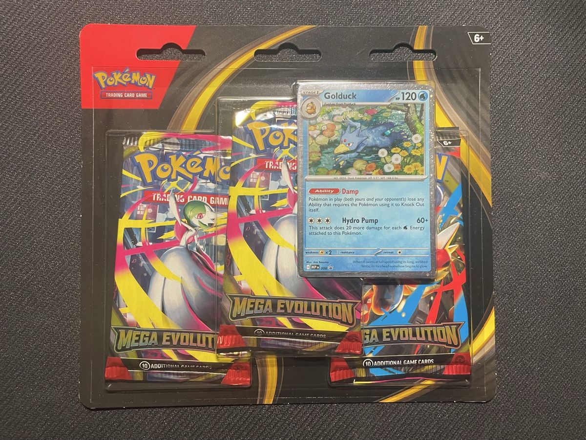 Pokémon Carte collezionabili: Pokemon Mega Evolution 3 Pack Blister English – Nuovo e nell'imballaggio originale da Wallisellen venduto da Optimalex