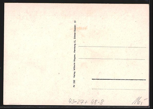 Cartoline postali: Hamburger Originale, v. d. Linden mit Le – Usato da Berlin venduto da bartko-reher 1